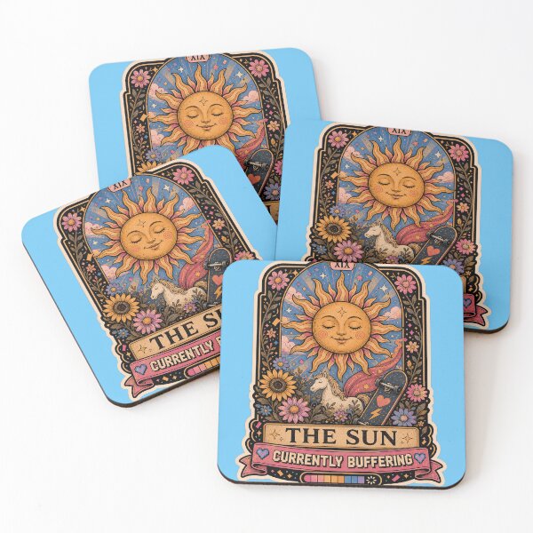 Item preview, The Sun Tarot Card Garden Currently Buffering designed and sold by logicfun.
