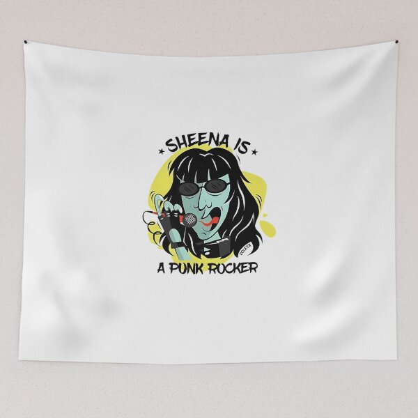 Item preview, Joey Ramone Sheena Is A Punk Rocker Art designed and sold by memoryweaverart.