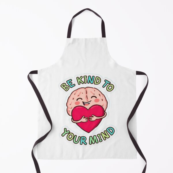 Item preview, Be Kind To Your Mind | Cute Kawaii Brain & Heart Professional Gifts designed and sold by Kavya Art.