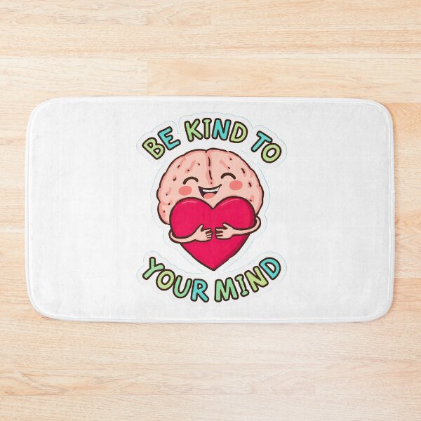 Item preview, Be Kind To Your Mind | Cute Kawaii Brain & Heart Professional Gifts designed and sold by Kavya Art.