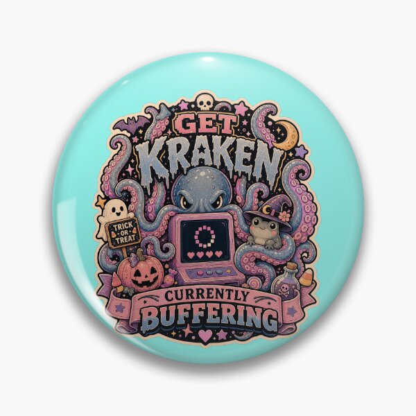 Item preview, Get Kraken Retro Currently Buffering designed and sold by logicfun.