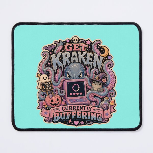 Item preview, Get Kraken Retro Currently Buffering designed and sold by logicfun.