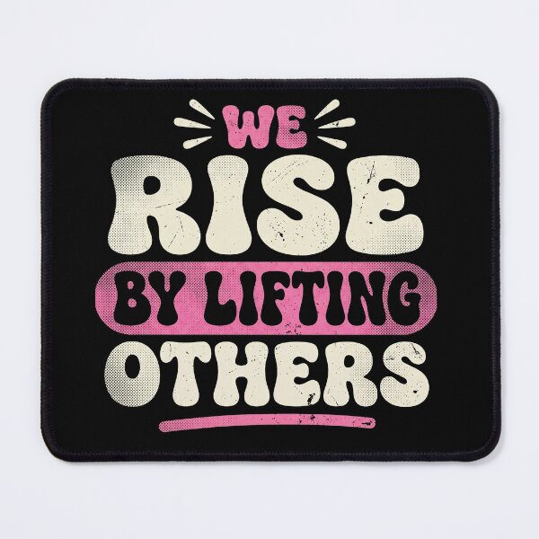 Item preview, We Rise By Lifting Others Retro 70s Groovy Positivity designed and sold by AdyKurniawan.