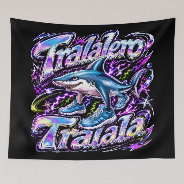 Item preview, Tralalero Tralala Italian Brain Rot Italian Brainrot Meme Y2K designed and sold by Kitkin.