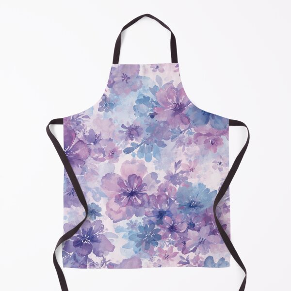 Item preview, Pastel Blue Pink Blue Purple Floral designed and sold by SeaStarAlex.