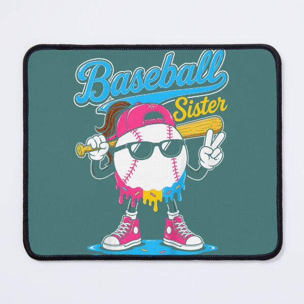 Item preview, Baseball Sister Drip Ice Cream Baseball Girl Fan designed and sold by meilcannb.