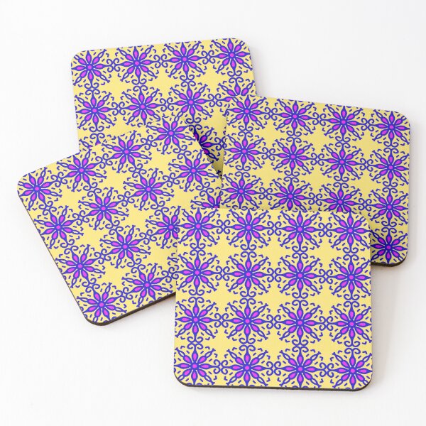 Item preview, Modern Thai and Asian inspired floral emblem seamless background. designed and sold by AjjimaJKM.