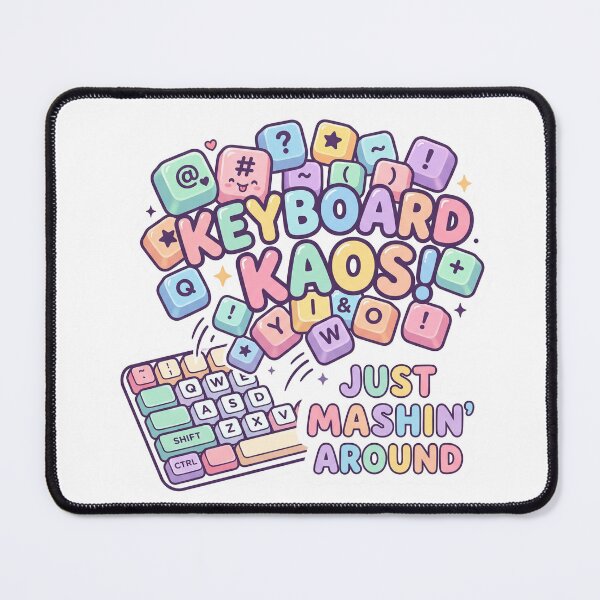 Item preview, Keyboard Kaos Just Mashin Around Funny Gamer Typing designed and sold by CuteRage.