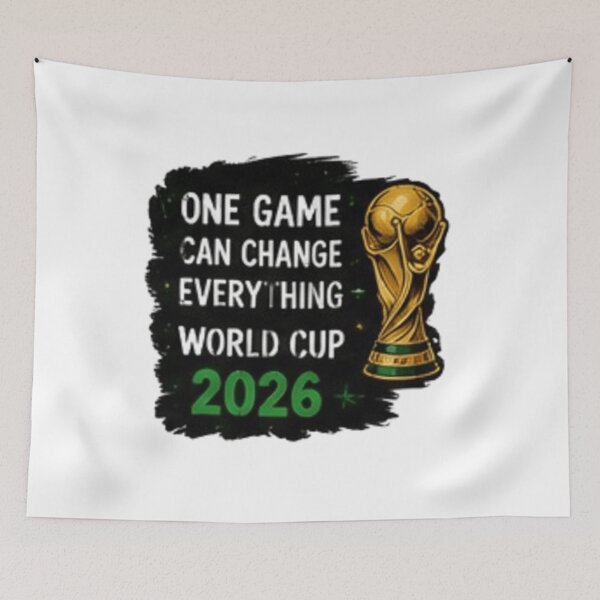 Item preview, One Game Can Change Everything World Cup 2026 Football designed and sold by Pixanova.