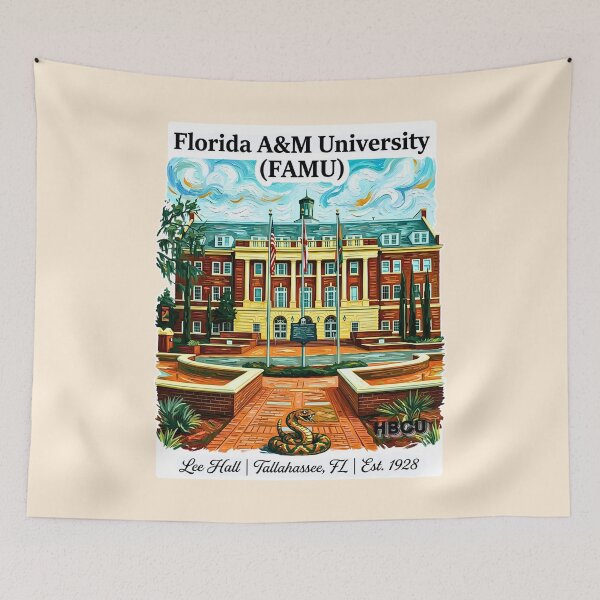 Item preview, Vintage Lee Hall FAMU Oil Paint Masterpiece Graphic designed and sold by EvergreenPark - Tee Studio.