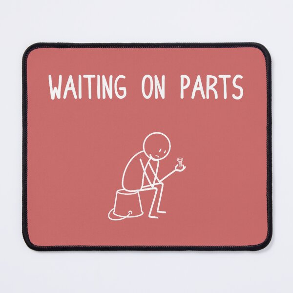 Item preview, Mechanic Men Auto Repair Waiting on Parts Car Technician_2 designed and sold by miuukiuu.
