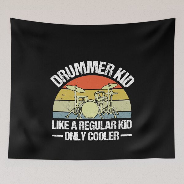Item preview, Drummer Kid Like A Regular Kid Only Cooler Youth Musician Percussion designed and sold by PopStars1993.