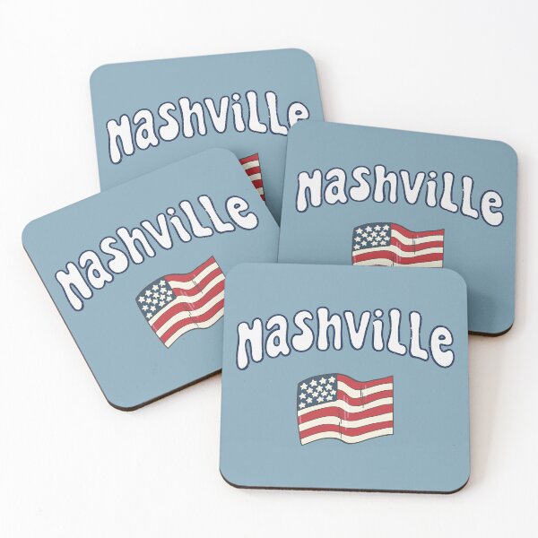 Item preview, Nashville Tennessee Cute Pastel Skyline designed and sold by HowToCanadian.