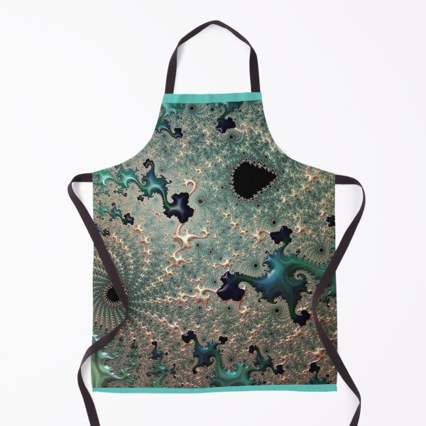 Item preview, Emerald and Gold Mandelbrot designed and sold by Yolanda Caporn Art.