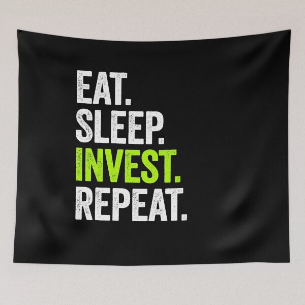 Item preview, Eat Sleep Invest Repeat - Funny Investor Financial Advisor Gift designed and sold by mashaqwenty.