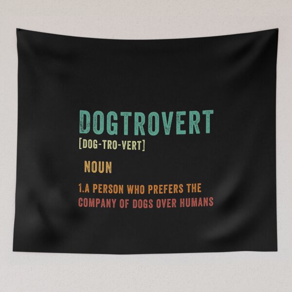 Item preview, Dogtrovert Dog Lover Introvert Dog Owner Definition designed and sold by PopStars1993.