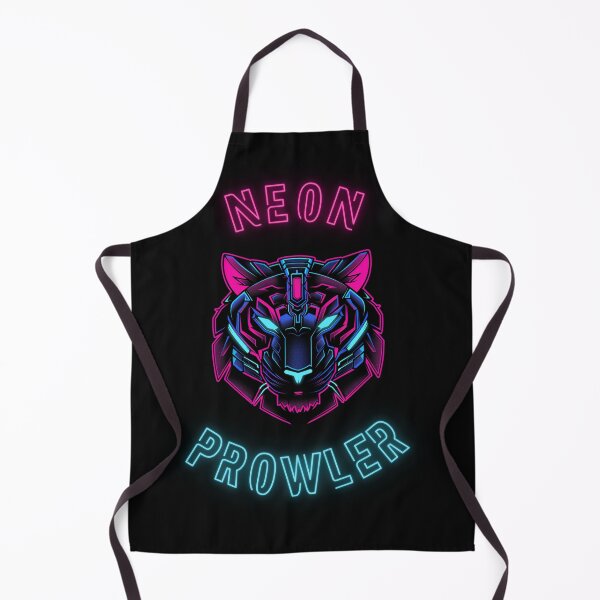 Item preview, Neon Prowler - Cyberpunk Futuristic Tiger designed and sold by VectorForge.