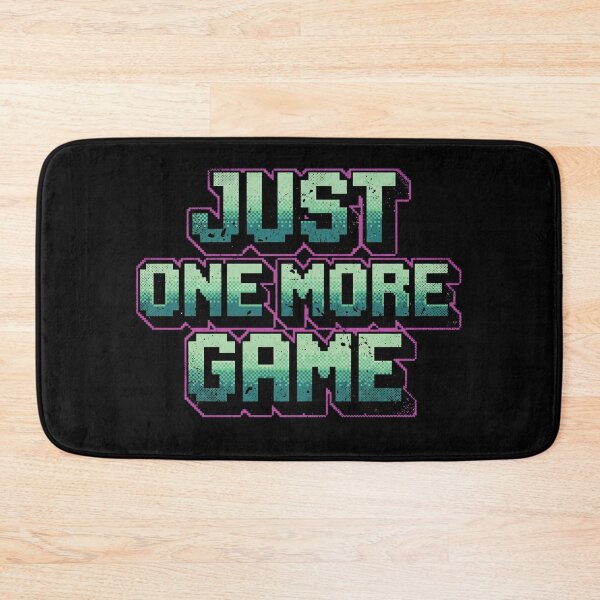 Item preview, Just One More Game Retro Pixel Art Arcade Gamer Humor designed and sold by AdyKurniawan.