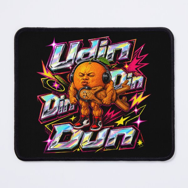 Item preview, Funny Udin Din Din Dun Holding Tung Tung Speed Brainrot Meme Y2K designed and sold by Kitkin.