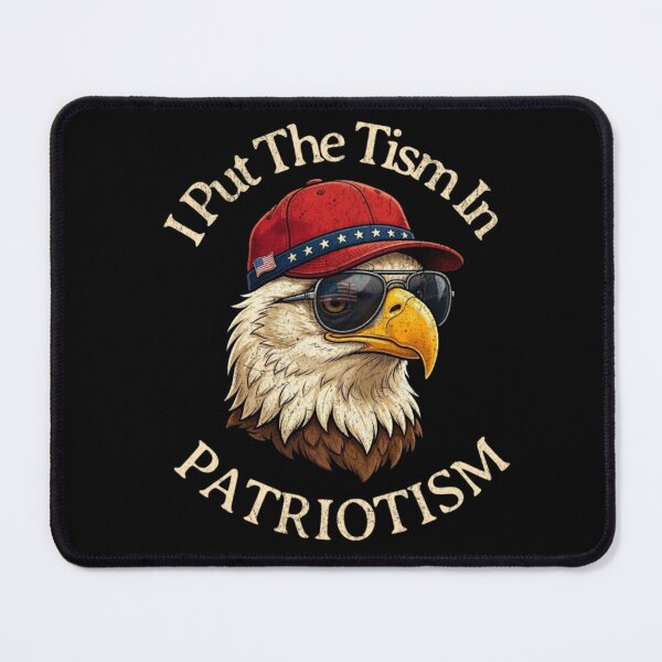 Item preview, I Put The Tism in Patriotism Athletic Eagle designed and sold by TheEndDesign.