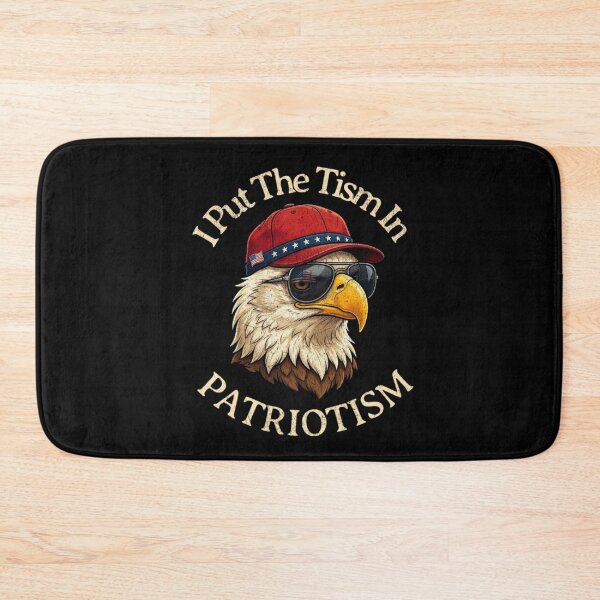 Item preview, I Put The Tism in Patriotism Athletic Eagle designed and sold by TheEndDesign.