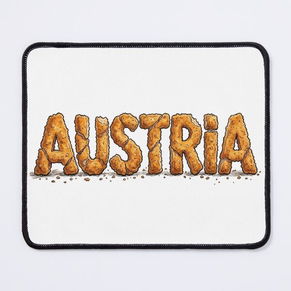 Item preview, Austria Schnitzel Typography Funny Food Graphic designed and sold by Ar0undTheW0rld.