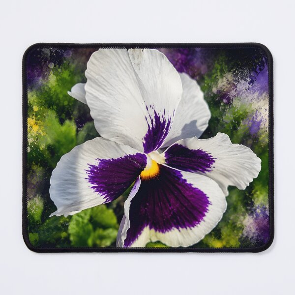 Item preview, White Violet Pansy Dream designed and sold by Violafleurviolett.