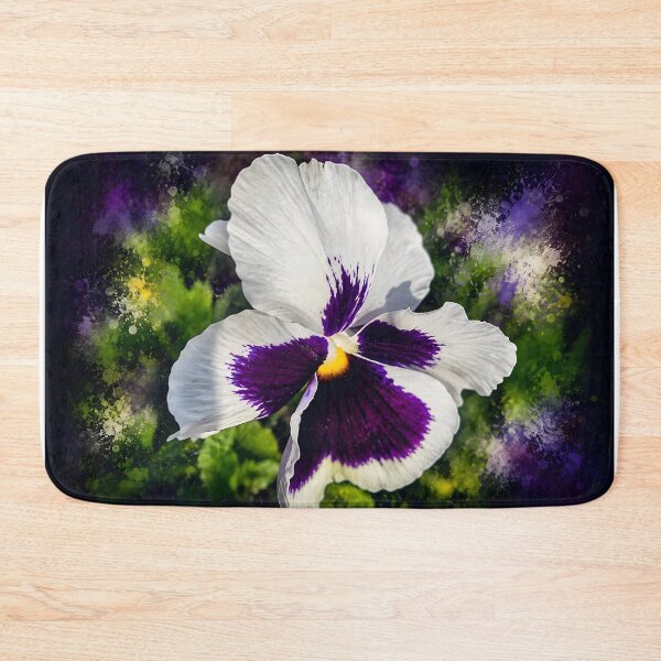 Item preview, White Violet Pansy Dream designed and sold by ViolafleurViolett.
