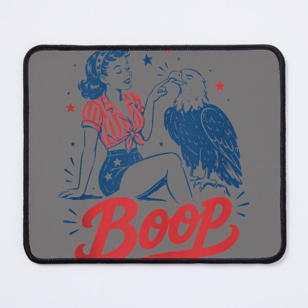 Item preview, Boop Vintage USA Girl and Eagle Funny Patriotic Retro Art Tank Top designed and sold by KristineLi.