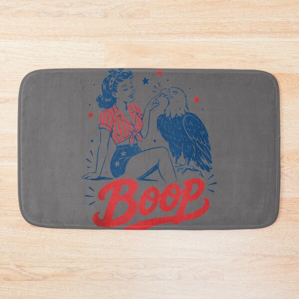 Item preview, Boop Vintage USA Girl and Eagle Funny Patriotic Retro Art Tank Top designed and sold by KristineLi.
