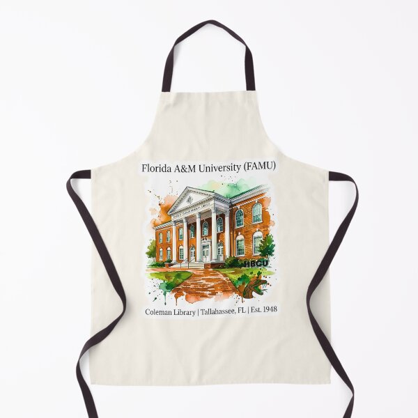 Item preview, Vintage Watercolor Florida AM University Coleman Library Design designed and sold by EvergreenPark - Tee Studio.