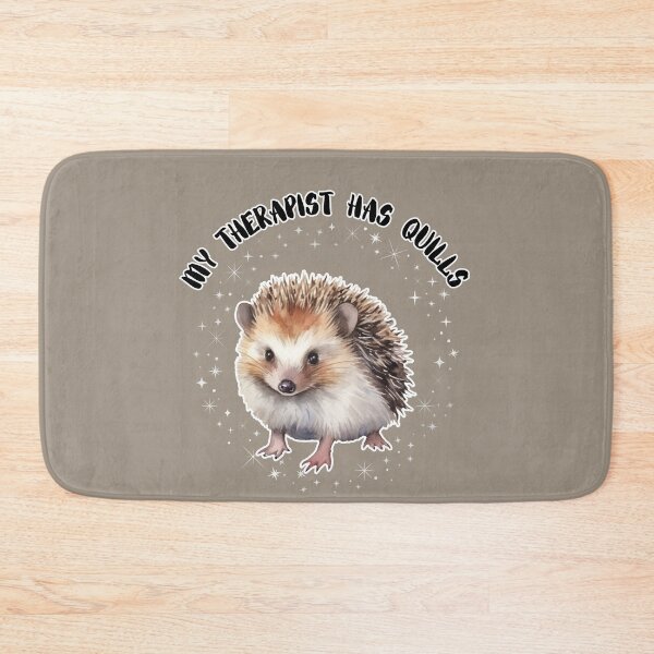 Item preview, My Therapist Has Quills Cute Design For Pygmy Hedgehog Lovers designed and sold by Glitch-Cult.