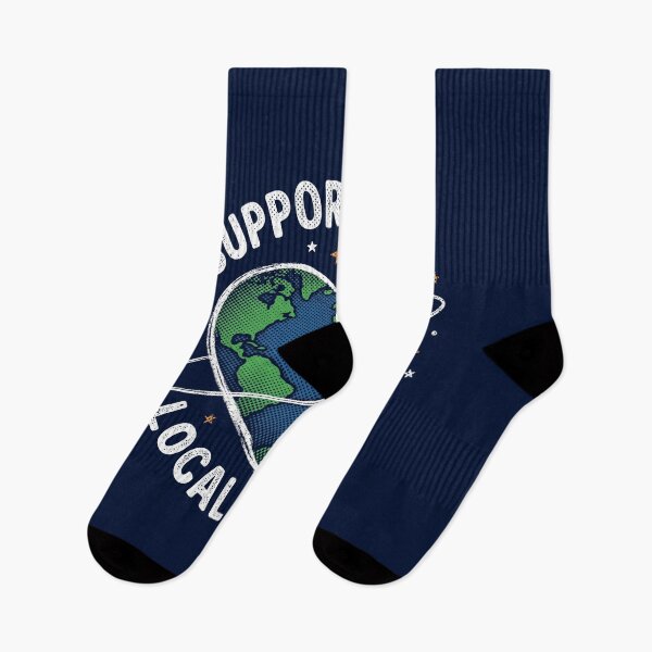 Item preview, Support Your Local Planet Retro Earth Day Climate Change designed and sold by AdyKurniawan.