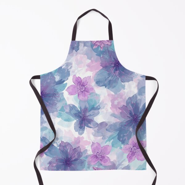 Item preview, Cute Blue Pink Blue Purple Floral designed and sold by SeaStarAlex.