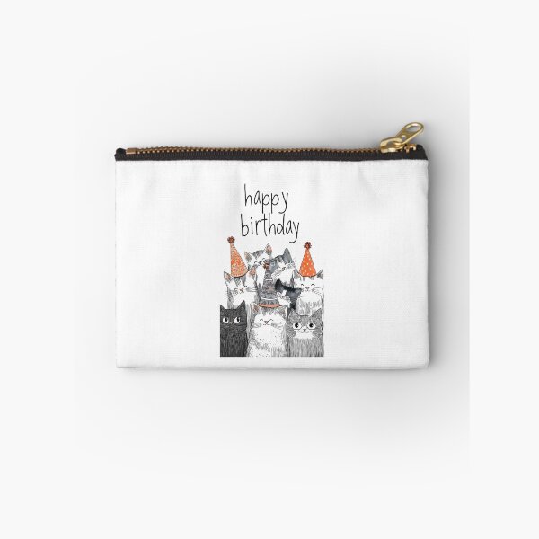 Item preview, Happy Birthday Cute Party Cats Illustration designed and sold by Macias123.