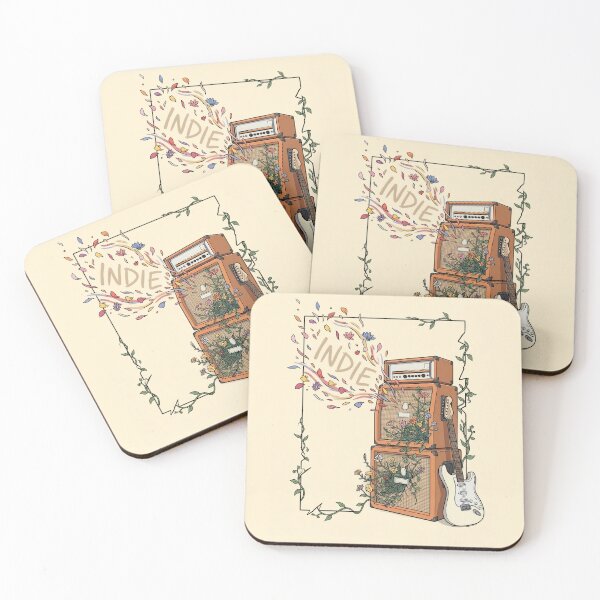 Item preview, Indie Rock Music Overdrive Garden Floral Guitar Amp Aesthetic Gift designed and sold by BikeRelaxStudio.