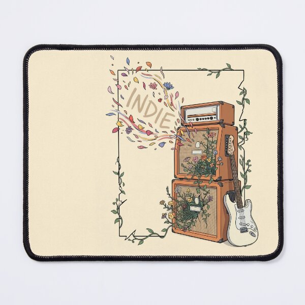 Item preview, Indie Rock Music Overdrive Garden Floral Guitar Amp Aesthetic Gift designed and sold by BikeRelaxStudio.
