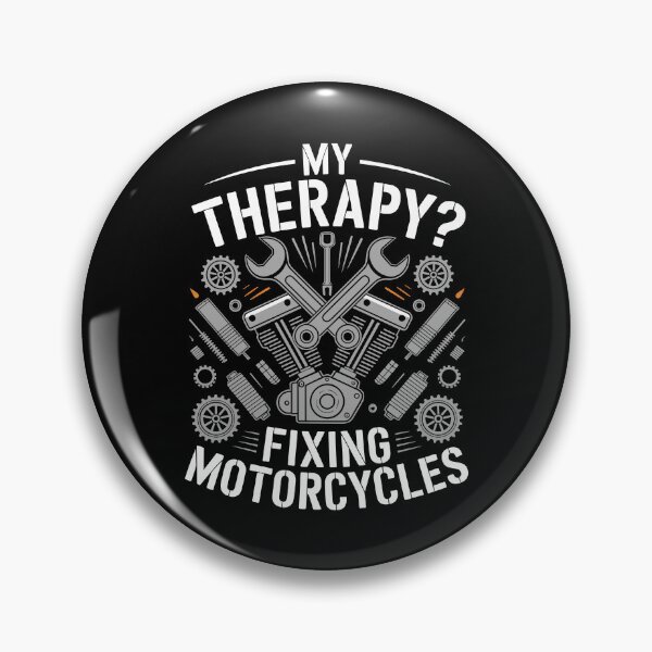 Item preview, My Therapy Is Fixing Motorcycles designed and sold by Yogameditasi.