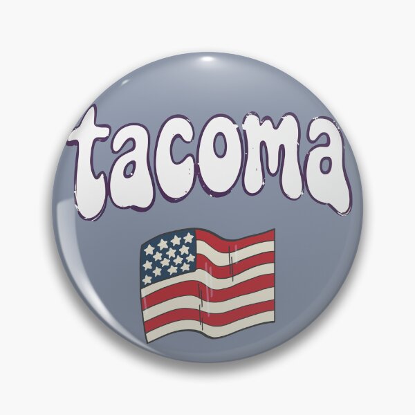 Item preview, Tacoma Washington Cute Pastel Skyline designed and sold by HowToCanadian.