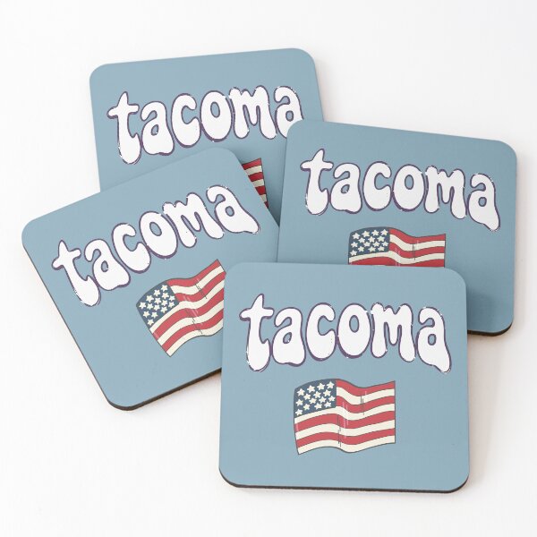 Item preview, Tacoma Washington Cute Pastel Skyline designed and sold by HowToCanadian.