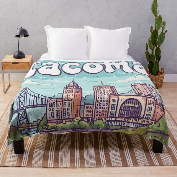 Item preview, Tacoma, Washington, Lindo horizonte en tonos pastel designed and sold by HowToCanadian.