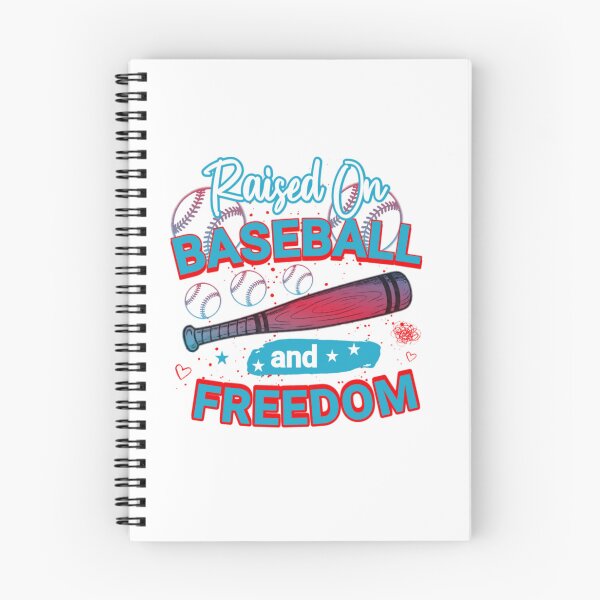 Item preview, Raised On Baseball and Freedom Patriotic 4th of July designed and sold by Abibless1998.