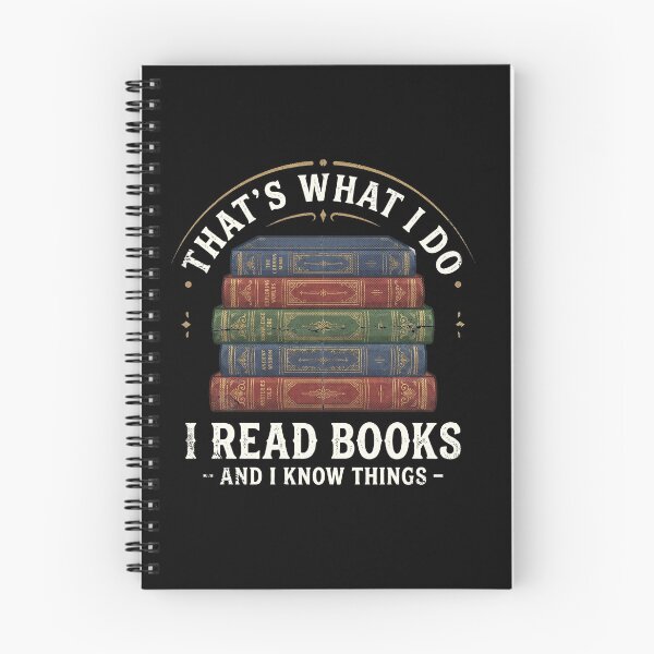 Item preview, I Read Books And I Know Things - Vintage Stacked Books Humor designed and sold by AdyKurniawan.