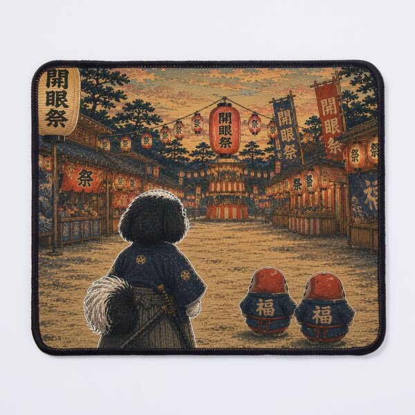 Item preview, Shih Tzu Samurai at Kaigan Festival designed and sold by ShihTzuRareArt.