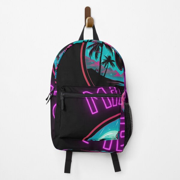 Item preview, Miami Vibes - Retro 80s Synthwave Flamingo designed and sold by VectorForge.