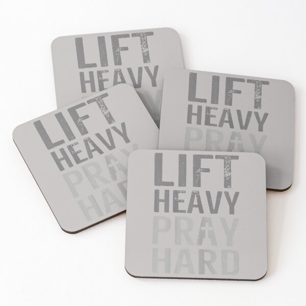 Item preview, Lift heavy pray hard cross Christian Motivation designed and sold by mjohnson9.