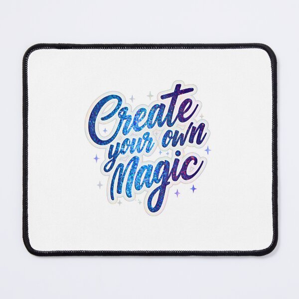 Item preview, Create Your Own Magic Sticker | Inspirational Blue Glitter Professional Gift designed and sold by Kavya Art.
