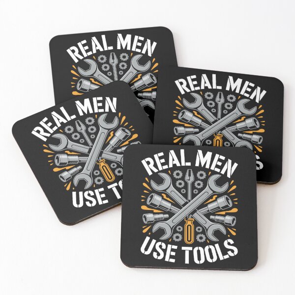 Item preview, Real Men Use Tools designed and sold by Yogameditasi.