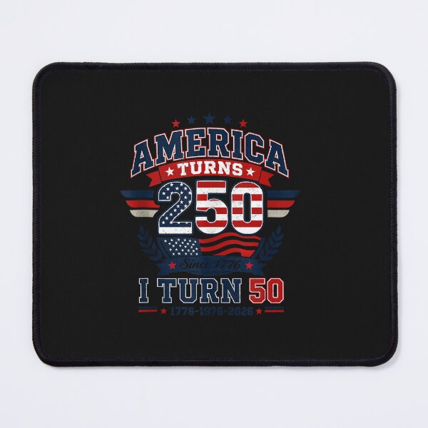 Item preview, 50th Birthday 1976 2026 America Turns 250 I Turn 50 Vintage Tank Top designed and sold by FrankIsabel.