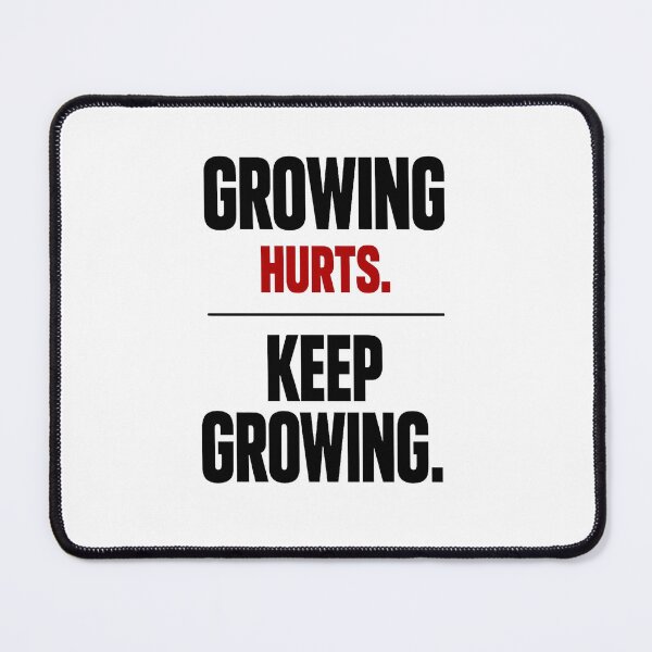 Item preview, Growing Hurts. Keep Growing. designed and sold by Lovestickerco.